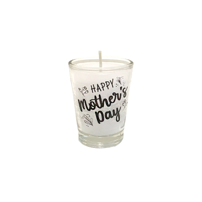 Vela perfumada no copinho personalizado Happy Mother's Day