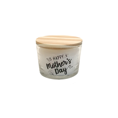 Vela Perfumada copo Patê Personalizado Happy Mother's Day